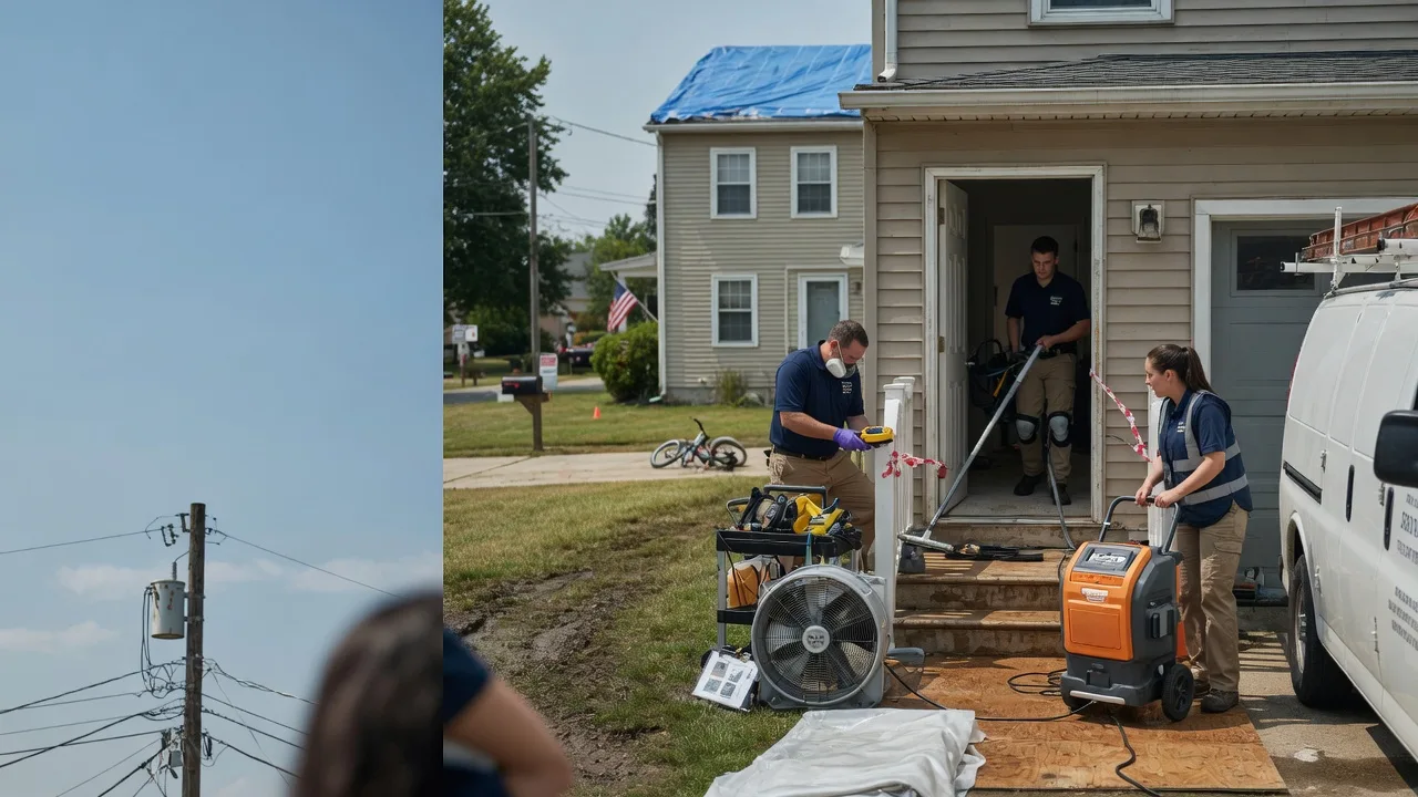 Water Damage Repair in Lueders, TX near me